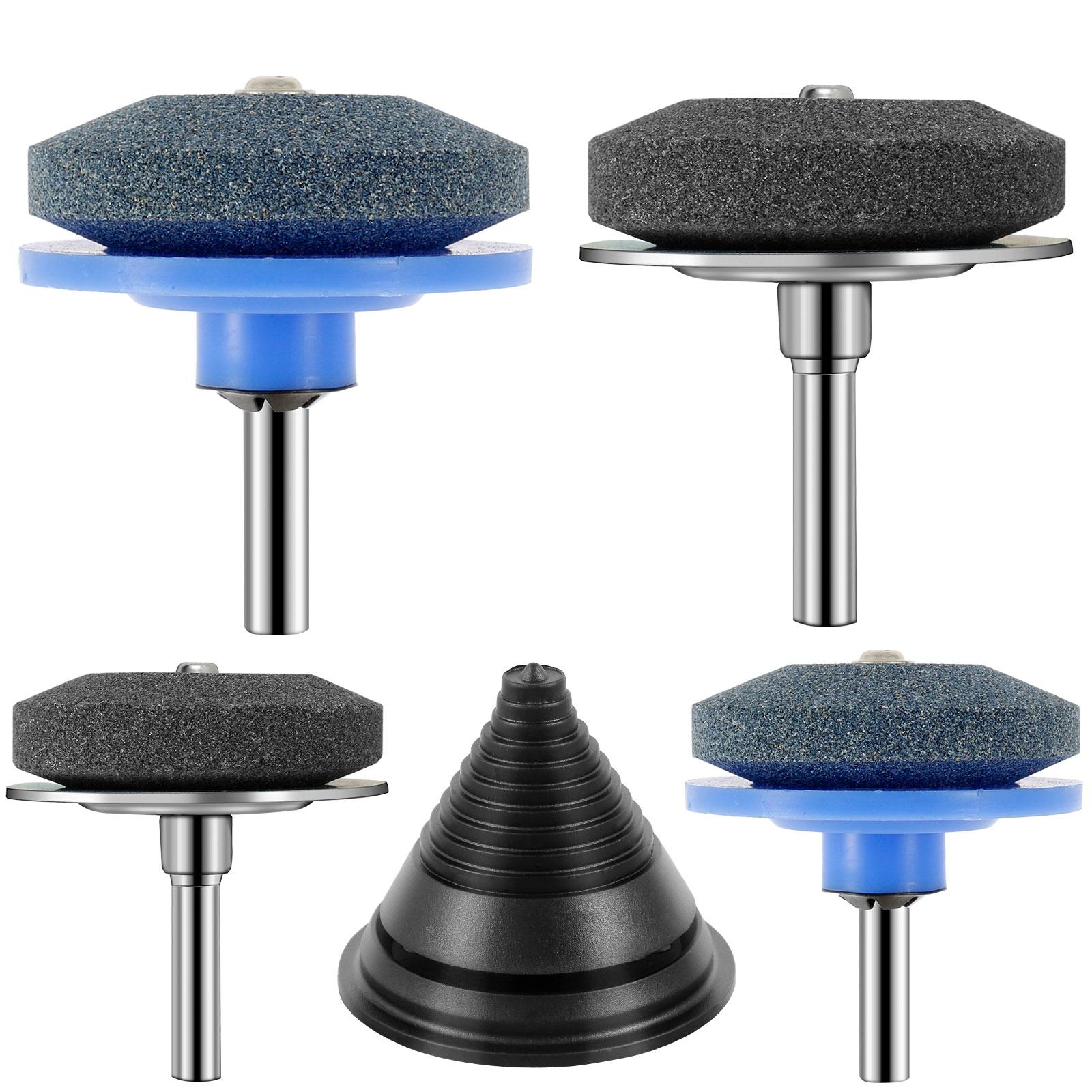 

4/8 шт. заточка для газонокосилки ручная дрель-шуруповерт роторный точильный камень корундовый шлифовальный круг двухслойный шлифовальный круг