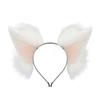 Wolf Foxes Tail Foxes Ears Headband Faux Furs Animal Tail Halloween Christmas Fancy Party Costume Gift for Women Men