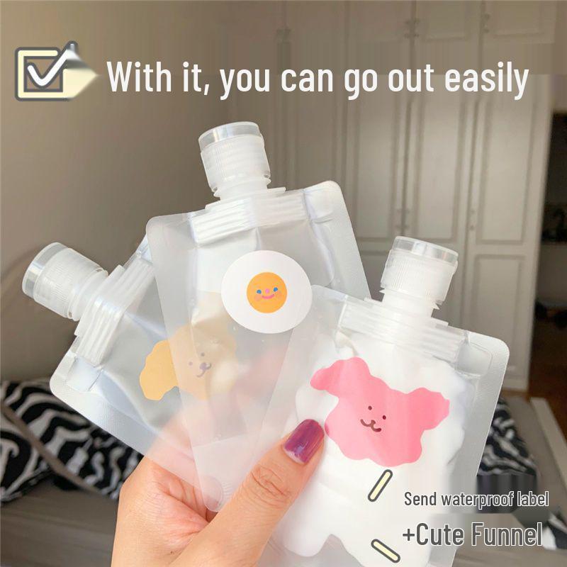 

Portable Travel Toiletry Dispenser Set: Squeeze Lotion Bags Dispensing Bag 100ml (Single)