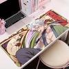 Mouse Pad PC Accessories Keyboard Mat Anime Pattern Antislip Rubber Mousepad Gamer Ddemon Slayer Shinazugawa Sanemi Desk Mat