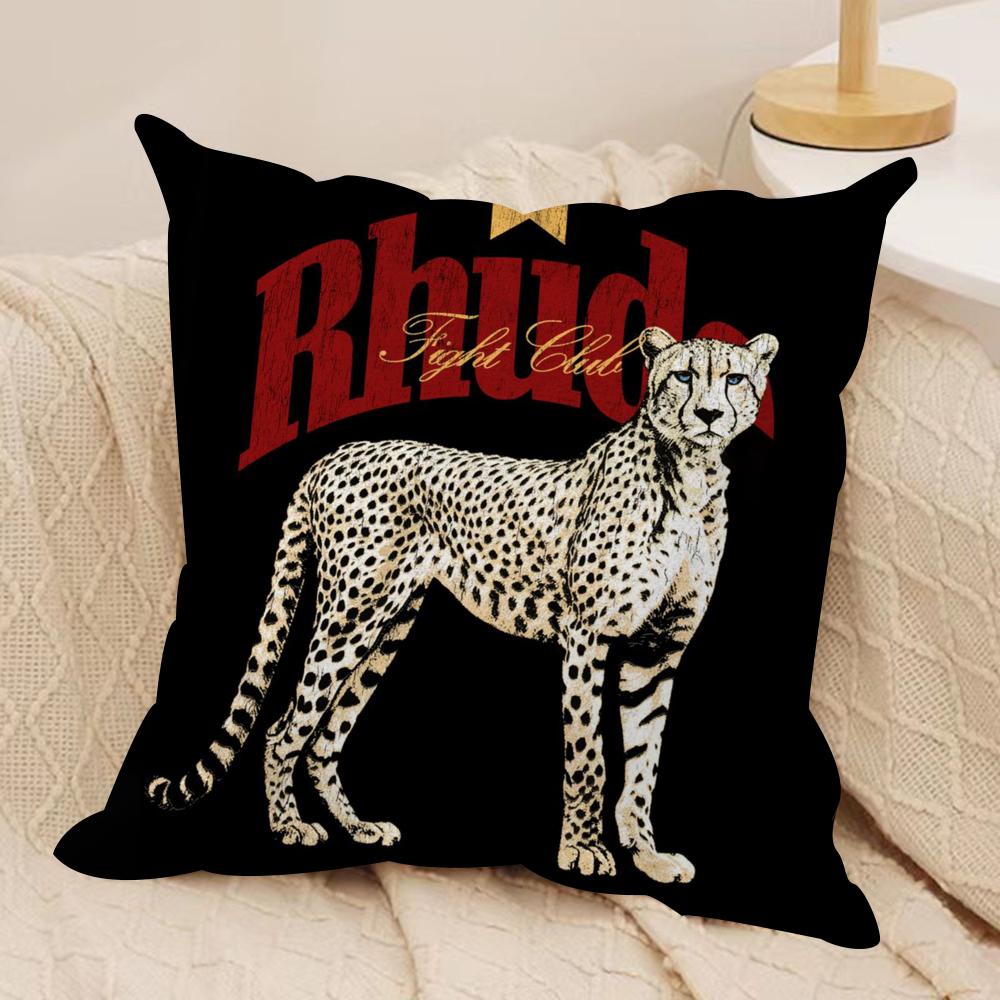 Fashion Brand RRHUDEs Cushion Cover Soft Plush Fabric DoubleSided Printed Sofa Cushion Cover for All Seasons Home Decor Gift