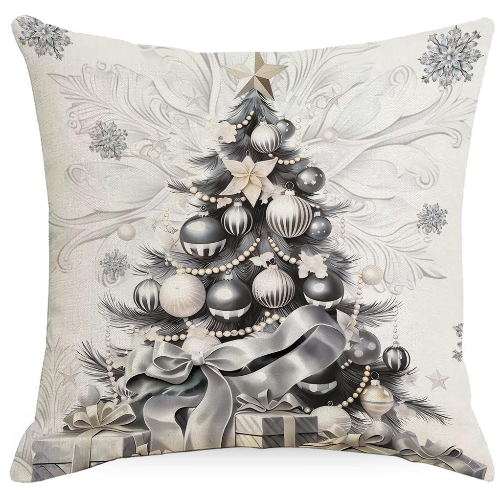 New Christmas Pillowcase Santa Claus Snowman Christmas Tree Home Sofa Cushion Decoration
