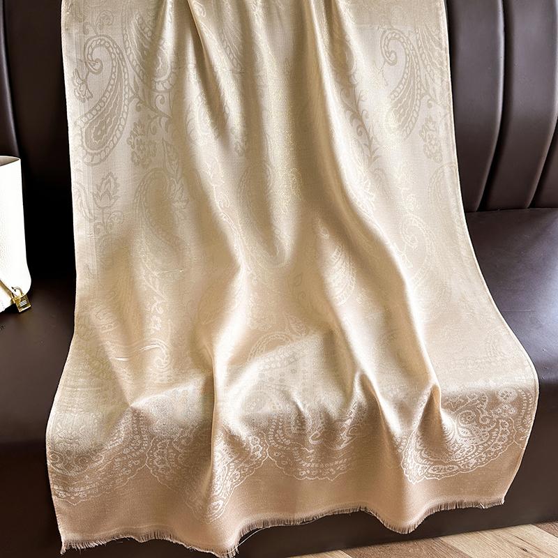 Cashmere Women Floral Scarf Winter Warm Shawl And Wrap Bandana Pashmina Female Foulard Square Thick Blanket Poncho