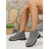 Women's Plus Size Retro Chunky-Sole Martin Boots New Autumn & Winter Side-Zipper Stylish Ankle Boots