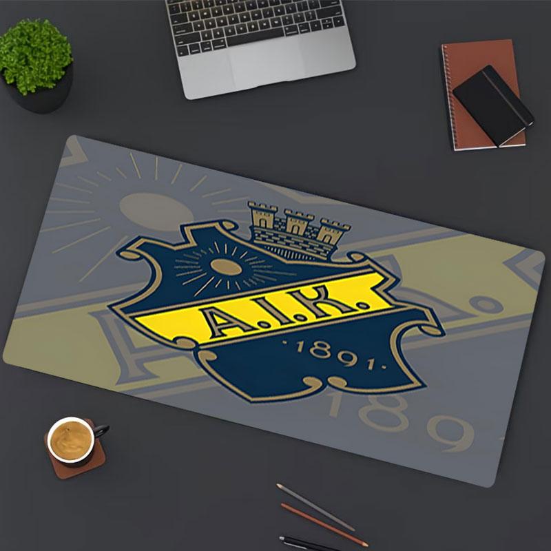 AIK Fotboll Print Mouse Pad, for Keyboard Pad Laptop PC Mat for Office Home Use, Desk Decor, Perfect Birthday Gift for Gamers