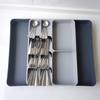 Cutlery Storage Kitchen Drawer Cutlery Sorting Arrangement Box On Both Sides Can Be Drawn Large or Small Adjustable Tray Storage Rack