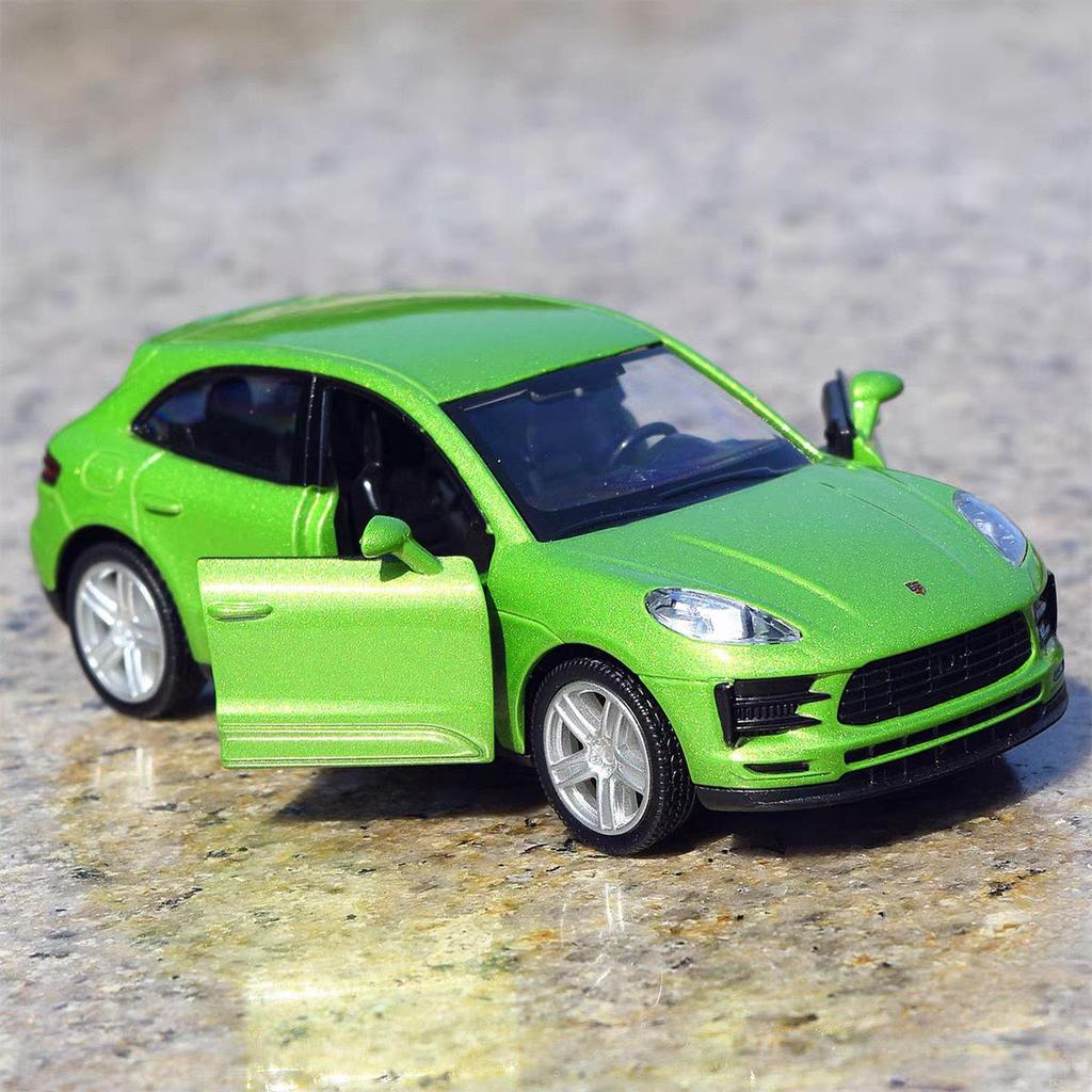 Porsche Macan S 2019 City SUV Simulation Diecast & Toy Vehicles Pull Back Car RMZ City 1:36 Alloy Model Gifts For Children