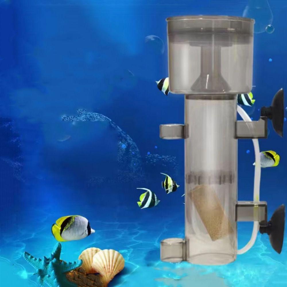 Suction Cup Aquarium Protein Skimmer Plastic Seawater Protein Skimmer Pneumatic Filter  Aquarium