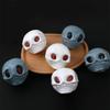 1/2Pcs Squeeze Skulls With Blood And Maggots Halloween Prank Toys Halloween Stress Balls Squeeze Skull Fidget Decompression Toy