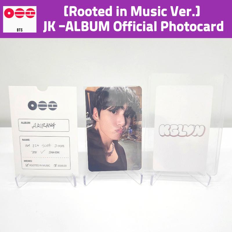 BTS ARIRANG Album POB Vorteil Fotokarte Offizielles Geschäft Geschenk Auswahl JK - ALBUM MUSIC VER