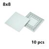 DO IT YOURSELF Ceramic Tile Construction Bricks MOC Smooth Figures Blocks 4x4 6x6 8x8 8x16 7x7 Works With 10202 1751 Learning Creativity Playthings