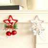 Plastic Xmas Pentagram Hanging Pendant Christmas Bell Christmas Door Bell  Festive