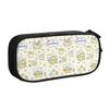 Dog Cartoon Pompompurin Repeat Patterns Kawaii Pencil Cases Boys Girls Big Capacity  Pencil Box Students Stationery