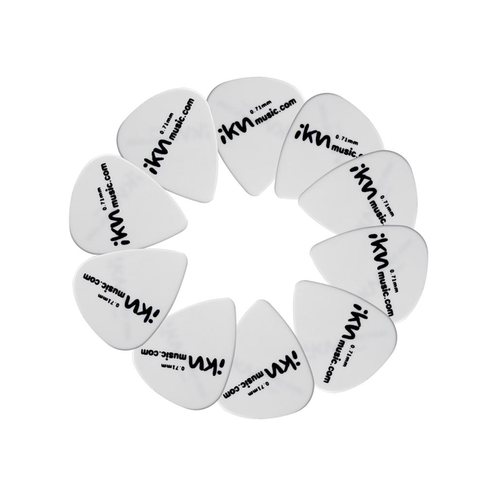 NEW 10PCS Guitar Picks ABS Acoustic Electric Bass Picks Plectrum Guitar Accessories 0.49mm/0.71mm/0.9mm Choose