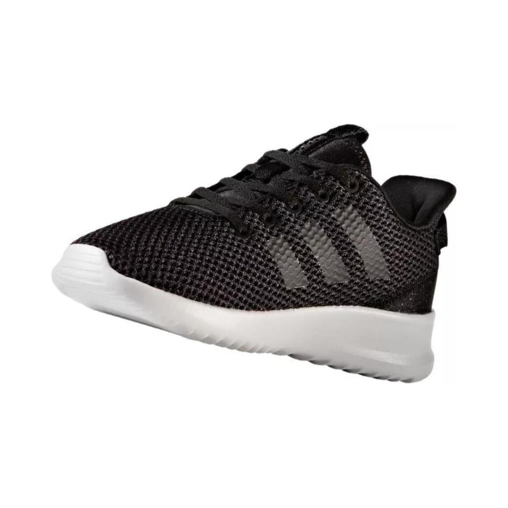 Adidas Neo Cloudfoam CF Racer Comfortable Shock Absorbing Durable Low Top Kids Running Shoes Kids Running Shoes Black AQ1676