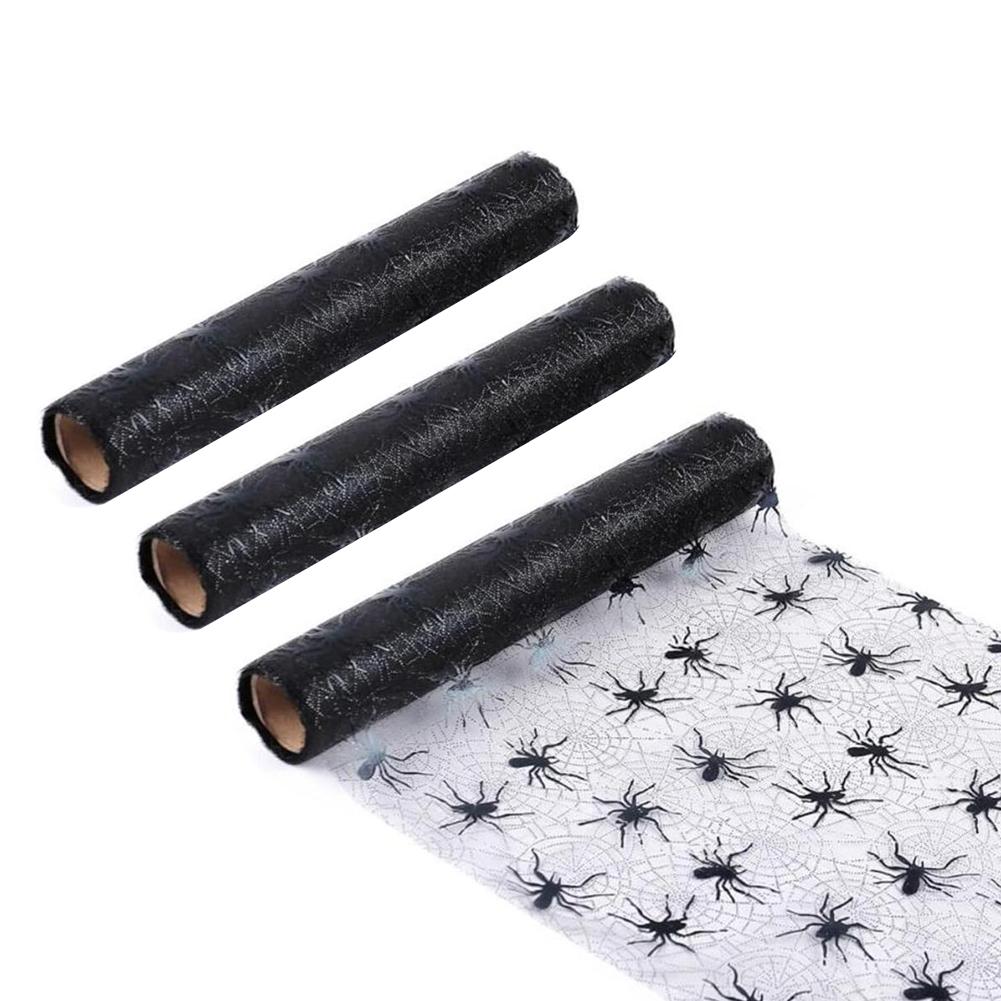 

Customizable Table Cover Dining Table Decor Halloween Celebrations 11x108 Inch Dimensions Easy To Clean Sheer Polyester Material