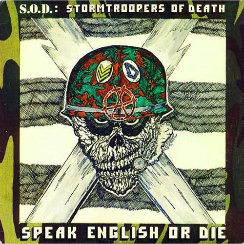 S.O.D. - Speak English Or Die - Limited Olive Green &amp; Red Splatter Colored Vinyl