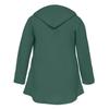 Women's Fashion Casual Hooded  Long-Sleeve Solid Jacket