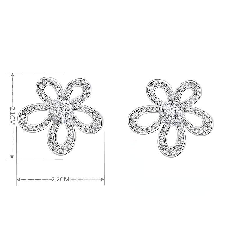 Lindon Women Copper Alloy Zircon Earrings Drop Earrings For Women Wedding Party Gifts