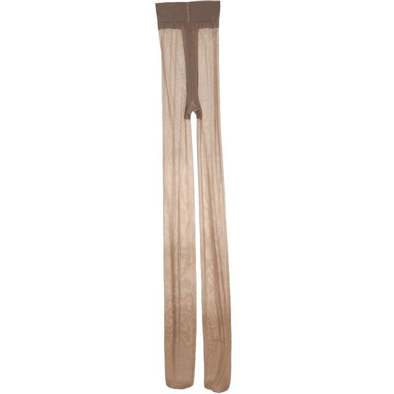 Natural Silky 3D Thin Stockings Bare Legs Thin Smooth Comfortable T Crotch Black Pantyhose Women