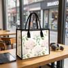 Floral Print Tote Bag Fashion Large Capacity Handbag Casual Shoulder Bag for Daily Use