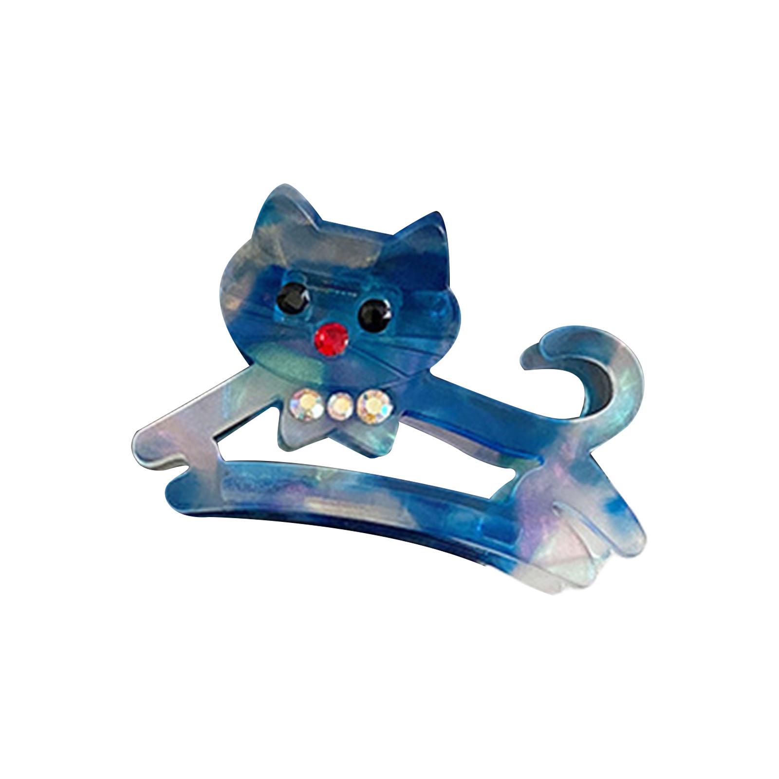 

Stylish Cats Acetate Hair Claw Clip Unique Designs Women s Hair Accessory for Daily Outings and Casual Gatherings 1