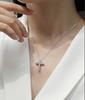 VVS Diamond Moissanite Cross Pendant Necklaces 925 Sterling Silver Jesus Cross Design Necklace Men Women Fine Jewelry
