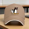 Cute Pingu and Pinga Sun Baseball Cap Spring FeUnisex Unisex  Print Hip Hop Hats Sunscreen Vintage Outdoor Sports Snapback Cap