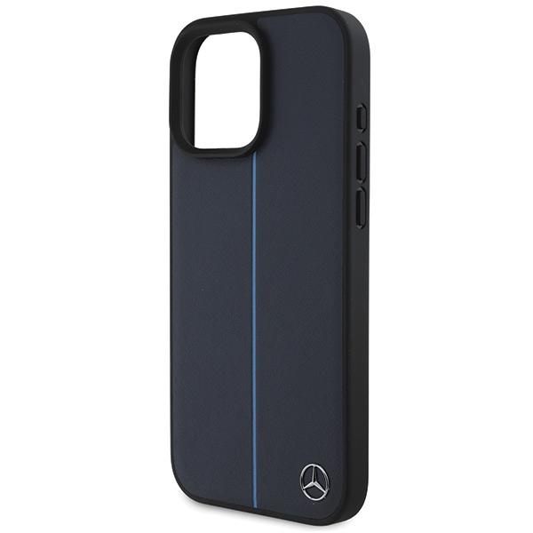 Mercedes Mehmp16X23Rurbv Iphone16 Pro Max 6.9 Granatowy/Navy Hardcase Mb Blue Line Leather Magsafe