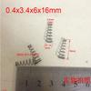 20pcs/lot  0.4/0.5mm Wire Steel Conical Coil Spring Compression Spring  Double Conical Spring
