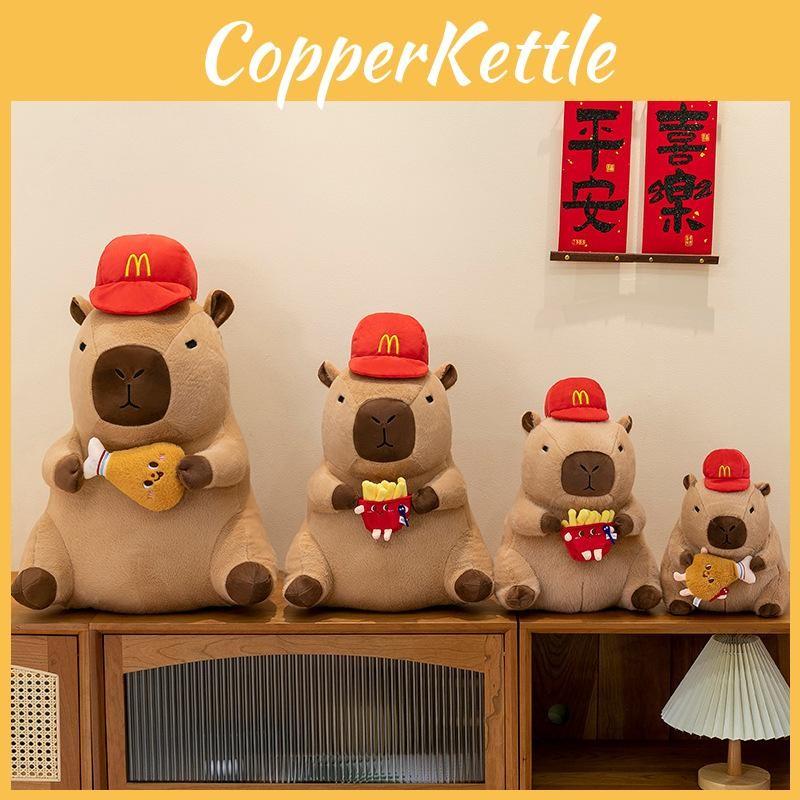 Doll Animal Capybara Plush With Chicken And Tater For Kids Room Decor Toys