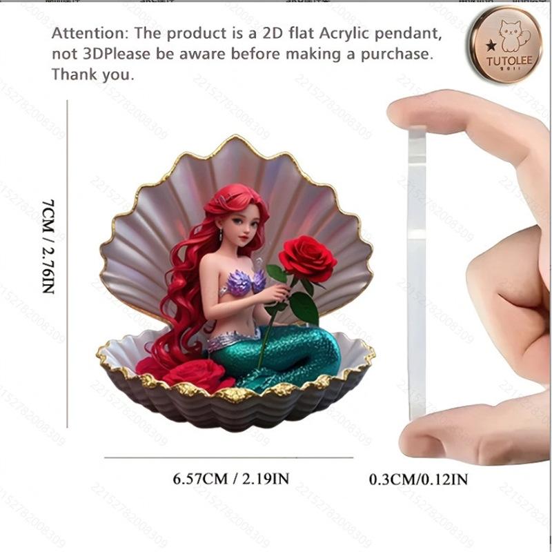 

Акриловая подвеска-украшение на День святого Валентина в виде русалки Standard