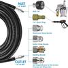 5800PSI High Pressure Cleaning Machine Sewage Pipe Pressure Washer Sewer Unclogging Hose Jetter Nozzle Kit
