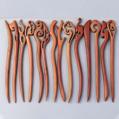 Tassel Wooden Hair Stick Ethnic Style Chinese Style Hanfu Hairpin Hair Sticks for Buns Hair Chopstick Cheongsam Accessories