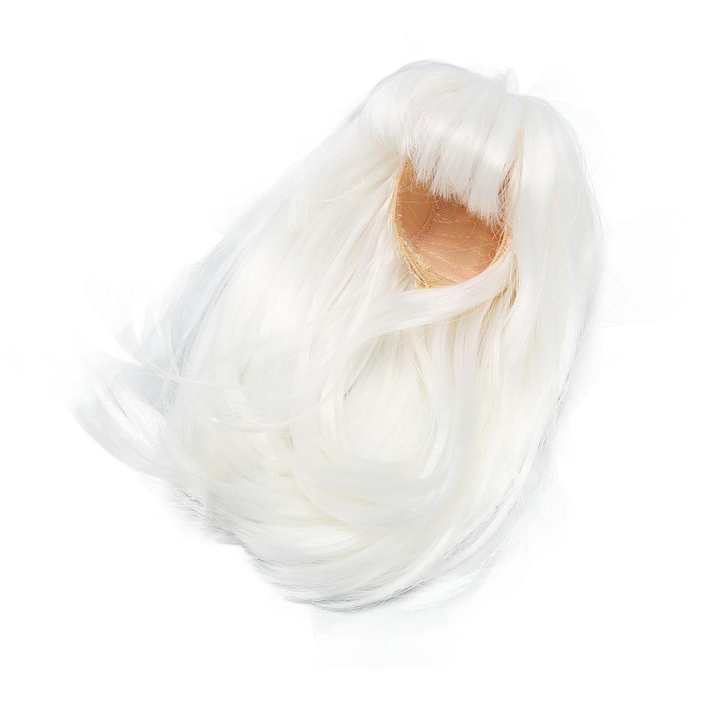 Jointed Doll Wig 1Celsius6   Straight Soft High Temperature Silk Hair Replacement Wigs