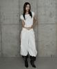 ETRE AU SOMMET Pigment Damage Panel Short Top (Ivory)