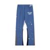 Mens High-Quality Cotton Drawstring Waist Streetwear Jogger Pants With Hand-Painted Splatter Graffiti Print