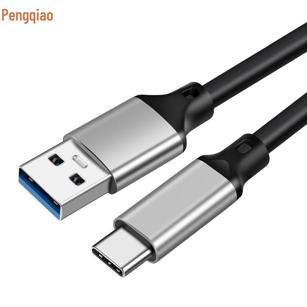 Typ-C Datenkabel USB 3.2 auf Typ-C, 10 Gbit/s Übertragung, 3A/60W PD Schnellladung für Festplatte und Auto