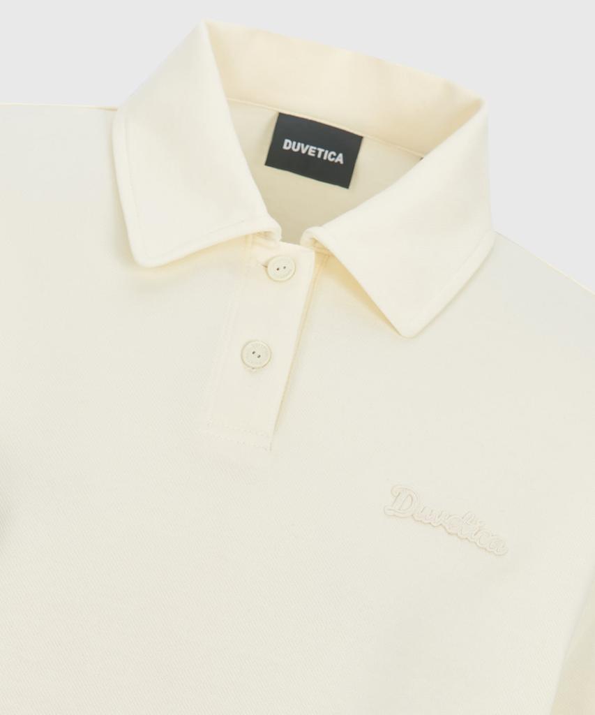DUVETICA Nerte (Dark Cream) (Women'S Short-Sleeve Polo Shirt)