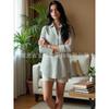 Women S Loose Fit Long Sleeve Collared Striped Casual Shirt