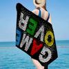 Neon Game Night Party Beach Towel, Super Soft Microfiber, Gift for Her/Him, Birthday, for Pool, Beach, Travel, Home Decor Fan gifts