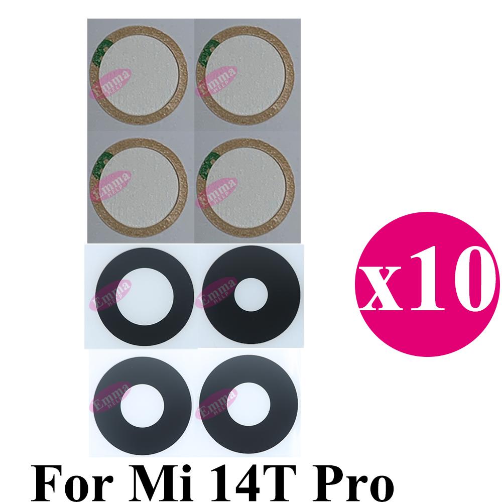 10x Rear Back Camera Glass Lens for Xiaomi Redmi Note 15 Pro Plus 5G Note 14 4G 13T 14T Pro Replacement + Adhesive Glue Sticker