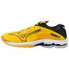 Wave Lightning Z7 Anti-Slip Durable Shock Absorption Low-Top Volleyball Shoes Unisex Sneaker Yellow Black V1GA220012