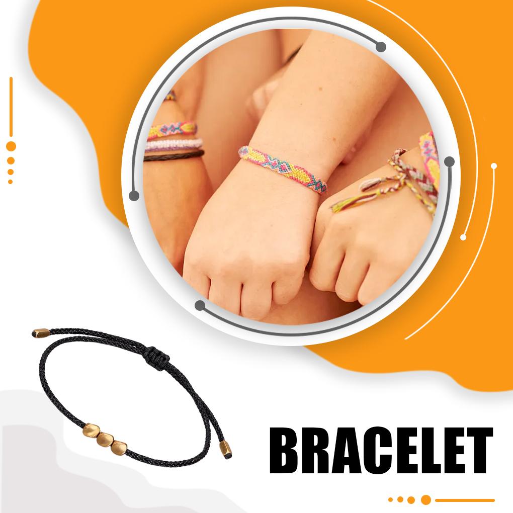 Waxed Thread Braided Bracelet Wrist Ornament Adults Exquisite Chic Bangle Bracelets Gift Fashion Accessory Dress Decoration