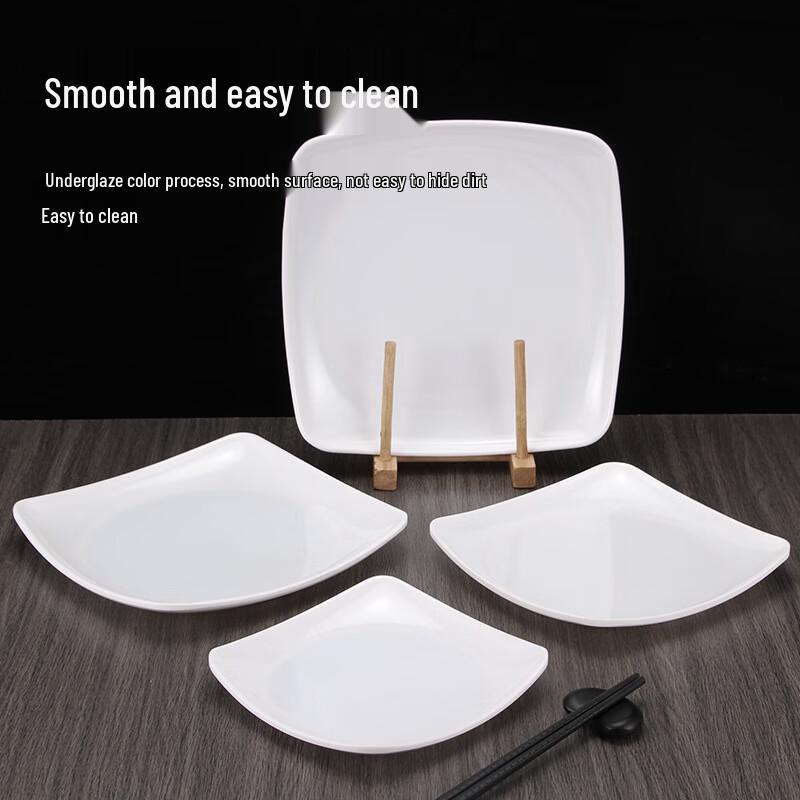 Commercial Melamine Square Dinner Plate