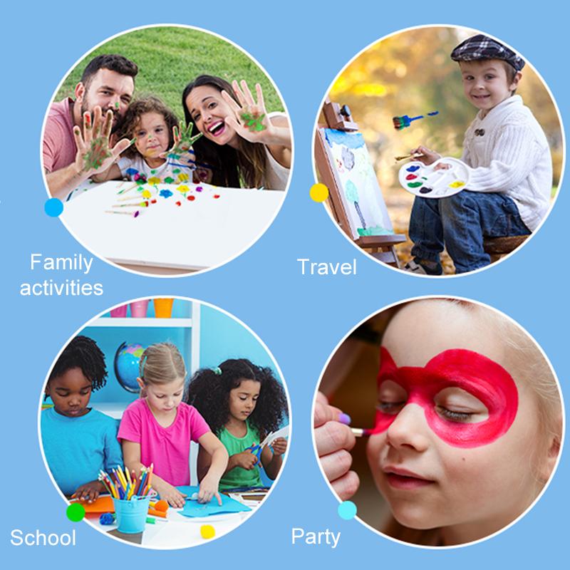 Children Drawing Toy Graffiti Paint Sponges Brush Art Supplies Tools Parent Child Interactive Puzzle Toys Kids Gifts TMZ