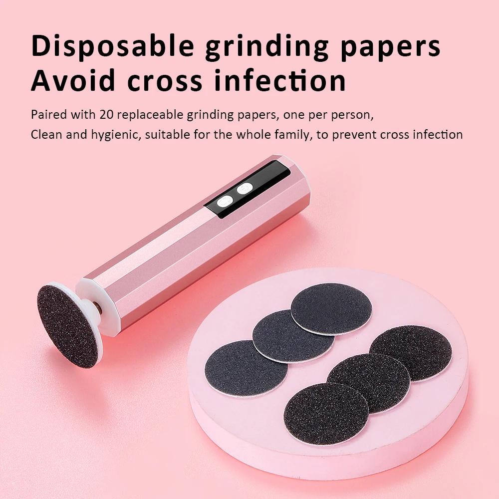 Electric Feet Sander Machine Rupture Skin Trimmer Dead Skin for Heels Foot Care Grinding Pedicure Tools Recharge Remover Callus