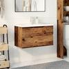 VidaXL Furniture with Integrated Basin Old Wood 81x39.5x49 Cm, Bathroom Vanity Unit, Bathroom Furniture, 3328923