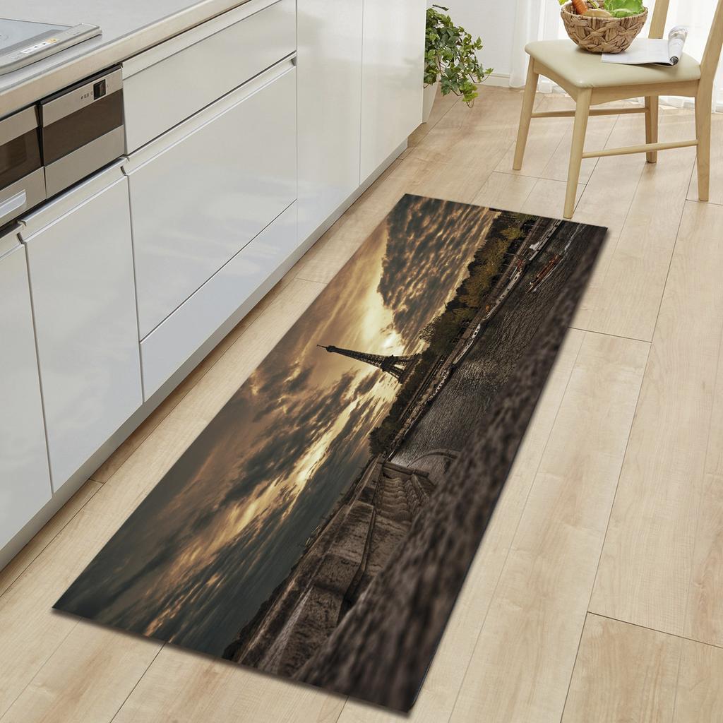 Creative Tower Water Absorption Non-Slip Entry Pad Foot Pad Toilet Kitchen Floor Mat Bedroom Living Room Carpet