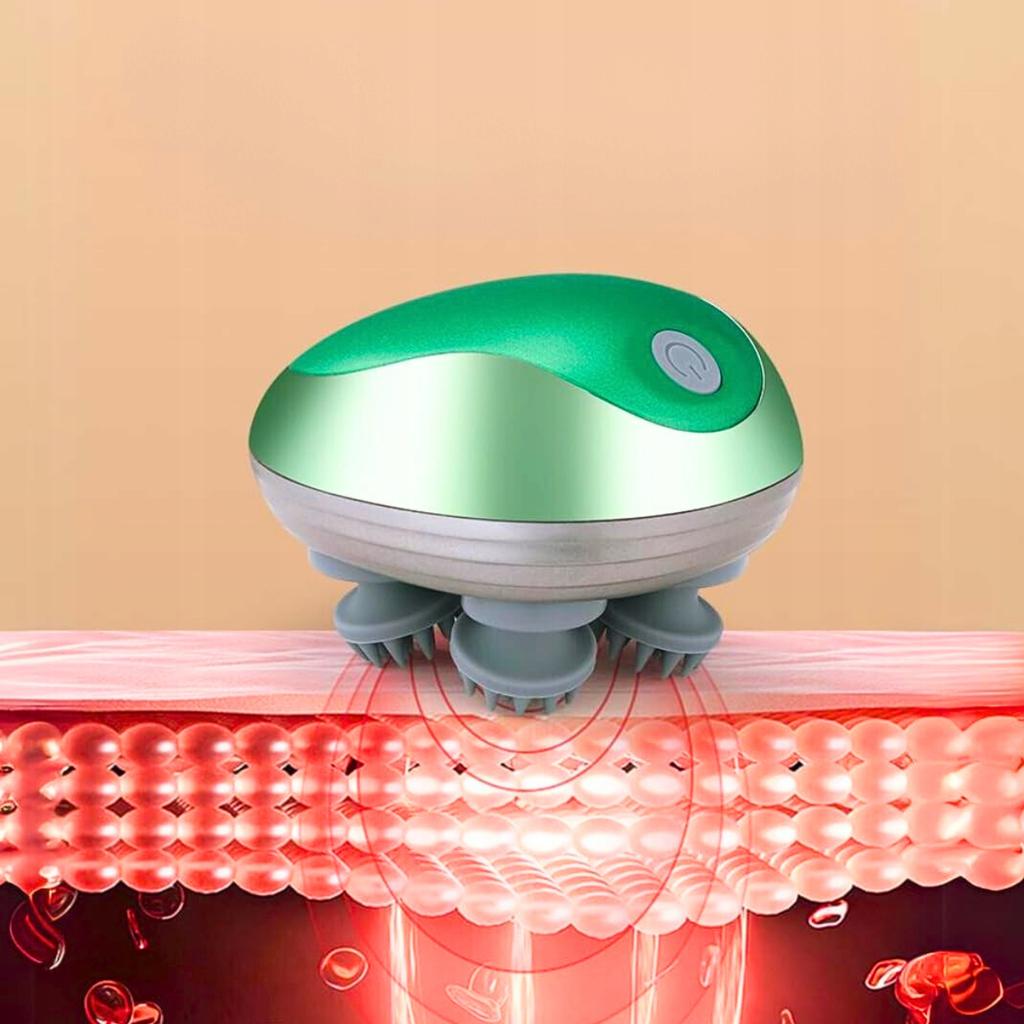 Electric Portable Scalp Hair Massager With 3 Speeds, Silent Usb